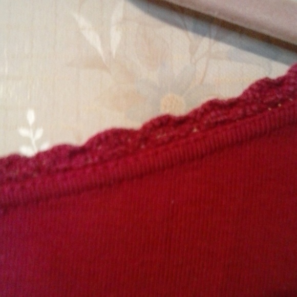 WHITE STAG WOMAN DARK FUCHSIA EMBROIDERED TOP - Picture 4 of 5